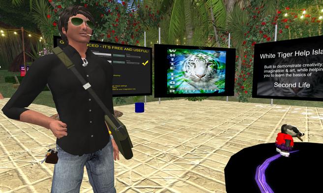 White Tiger Help Island
